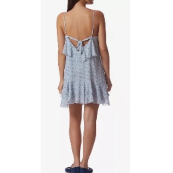 AVEC LES FILLES Constellation-Print Slip Shift Dress NWT XS - Picture 4 of 10